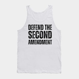 Defend The Second Amendment Tank Top